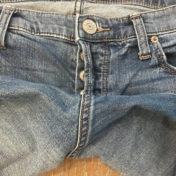 Express• Girlfriend Button-Fly Jeans - Picture 7 of 11